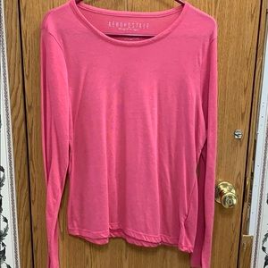 Pink long sleeve shirt XXL